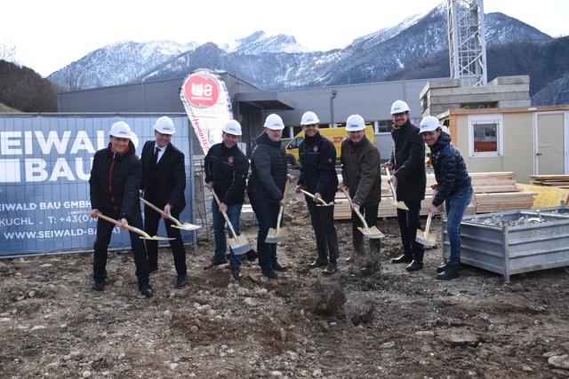 Spatenstich bei SW Automatisierung in Golling.