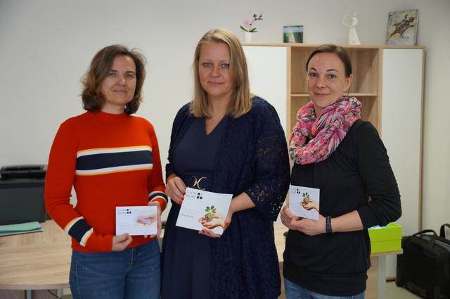 Freuen sich schon auf die Jubiläumsfeier: Vereinsmitarbeiterinnen Simone Rust , Claudia Moharitsch und Manuela Tisberger.