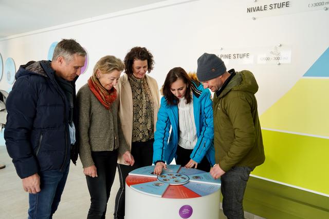 Gletscher - Klima - Wetter: In der Erlebnis-Ausstellung gibt es viel zu entdecken.