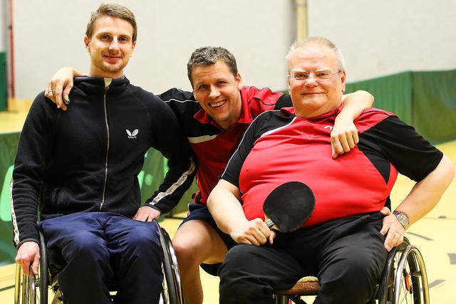 Merlin Hirner, Gernot Hackl und Franz Mandl (v.l.) hatten gegen St. Stefan ob Stainz gut lachen.