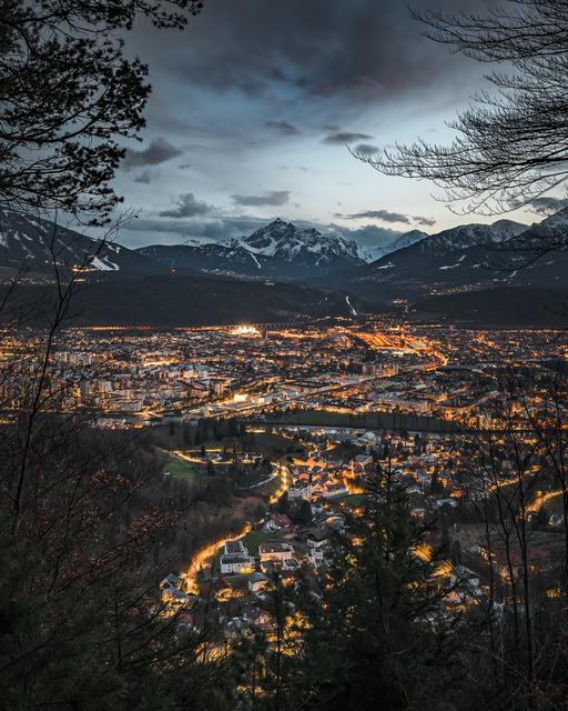 Innsbruck muss mit Schneeschauern rechnen.