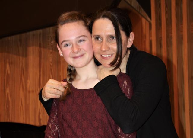 Nadine Bierbauer und ihre Lehrerin Alexandra Rieger