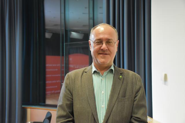 Josef Scheinast, Grüne Wirtschaft Salzburg: "Wir sind deutlich zweitstärkste Kraft, trotz weniger Stimmen als letztes Mal, das freut mich. Unsere Themen – Ökologie, Nachhaltigkeit, Gerechtigkeit – betreffen vor allem die vielen Klein- und Kleinstunternehmen." | Foto: Hettegger