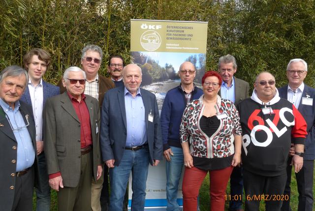 v.l.n.r. Hans Ljubic, Tobias Leister, Peter Benesch, Johann Schöffmann, Klaus Krebs, Helmut Belanyecz, Alfred Brauneder, Sonja Behr, Dr. Karl Prachner, Herbert Bursik, Mag. Klaus Dirnberger