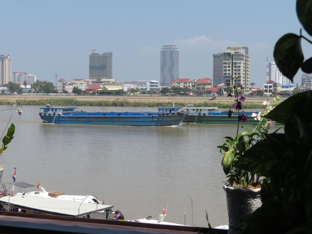 Aufnahme 11.2.2020 Blick auf den Fluss Tonle Sap