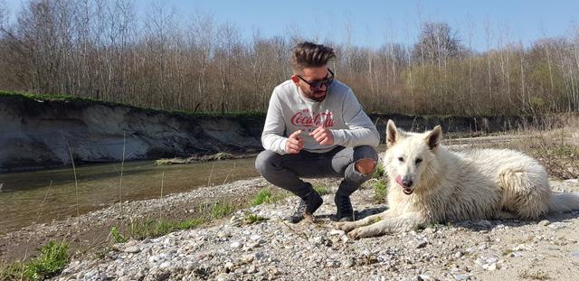 Hundebub Tino mit seinem Herrchen | Foto: Thomas Horvath
