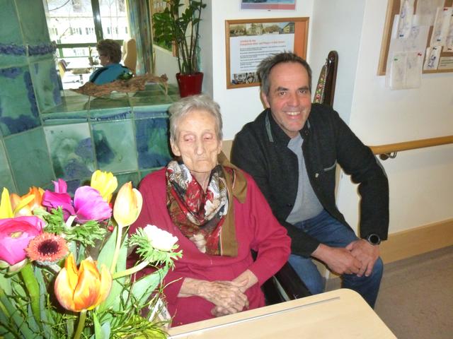 Friederike Machart mit Leopold Schilcher.