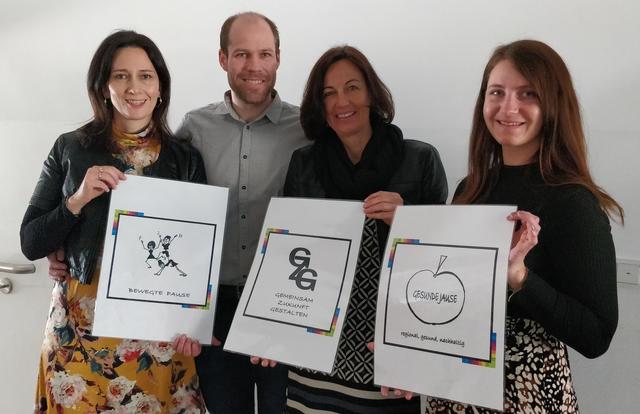 Die Projektkoordinatoren Elisabeth Huber-Rieser, Erwin Huber-Rieser, Gabriela Ebster und Christina Fritz
