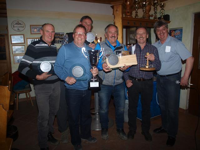 Albert Fankhauser, Gerhard Hutter, Hans Altenberger, Mathias Schock, Herbert Rudigier.