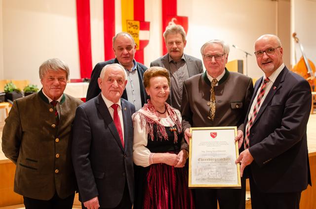Die Verleihung der Ehrenbürgerschaft der Marktgemeinde Treffen