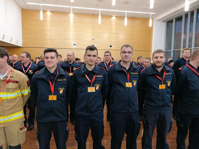 v. l.: Oberfeuerwehrmann Guhsl Dominik, Oberfeuerwehrmann Auinger Bernhard, Hauptlöschmeister Watzinger Matthias und Feuerwehrmann Mayr Martin. | Foto: FF St. Pantaleon