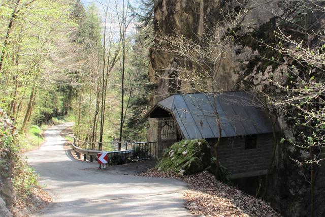 Oberhalb der Kirchental-Kapelle wird der Hochwasserschutz entstehen.