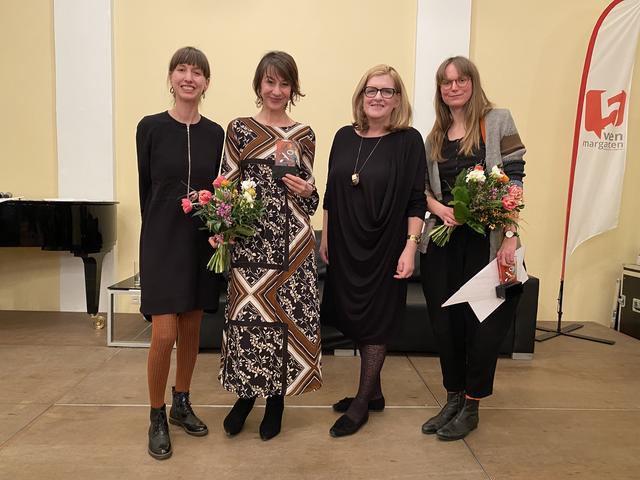 Nikola Furtenbach (Grüne), Constance Cauers, Susanne Schaefer-Wiery (parteilos) und Cosima Terrasse (v.l.).
