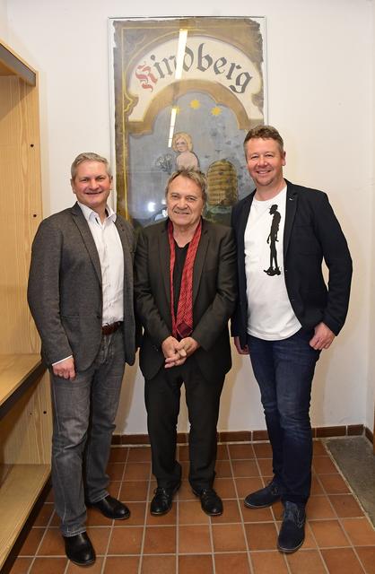 Gelungener Abend: C. Sander, W. Berger u. K. Tischler.