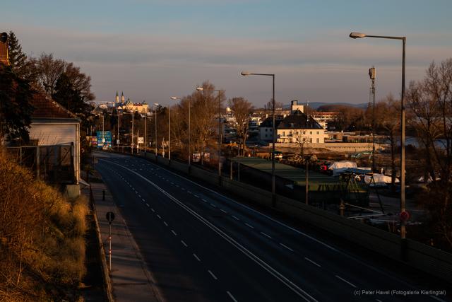 Oben auf der Hangbrücke mit Blick Richtung Klosterneuburg | Foto: Peter Havel (Fotogalerie Kierlingtal)