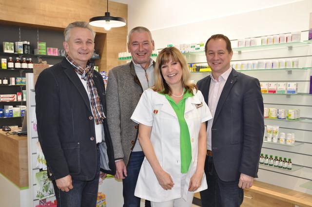 Leopold Figl, Rudolf Friewald, Katharina Schaufler und Georg Hagl.