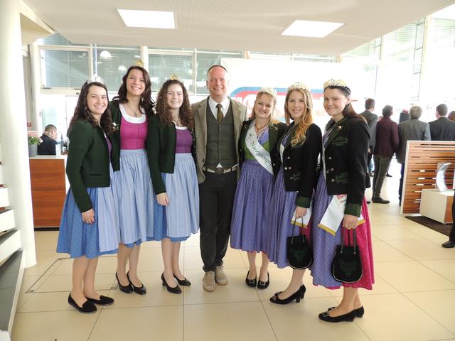 GF Eugen Roth nutzte die Gelegenheit im Bad der Hoheiten. | Foto: Gady