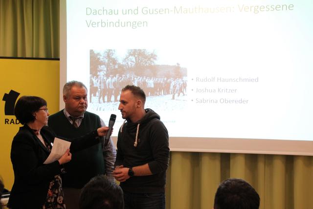 Interessante Querverbindungen zwischen Gusen und Dachau beleuchteten Joshua Kritzer und Rudolf Haunschmied.