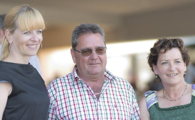 Im Juli 2019 feierte Andreas Staude (hier mit Bezirkshauptfrau Angelika Unger und LR Ursula Lackner) sein 20-jähriges Bürgermeister-Jubiläum.