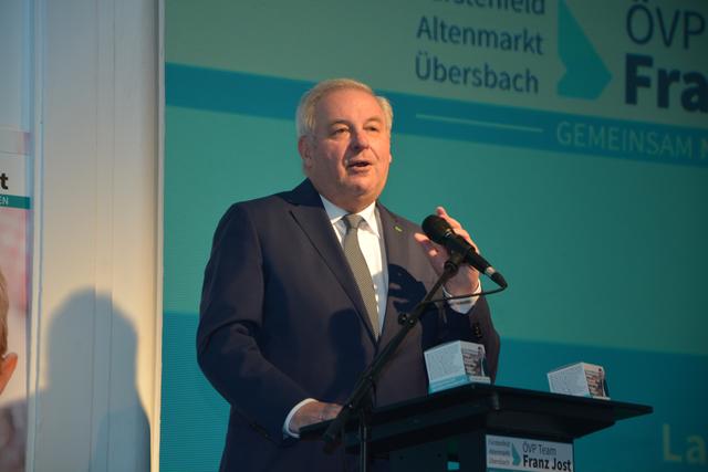 LH Hermann Schützenhöfer:"Franz Jost ist kein Marktschreier, sondern einer, der überlegt was er sagt und tut was er sagt."