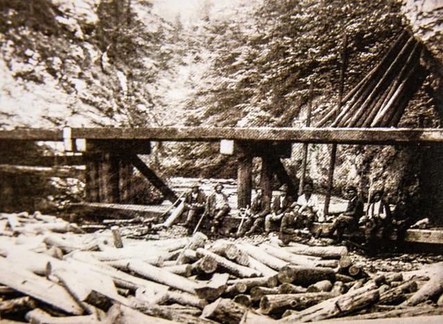 Ab dem 18. Jahrhundert gab es bei Hirschwang einige Köhlereien und Holzschwemmanlagen.
