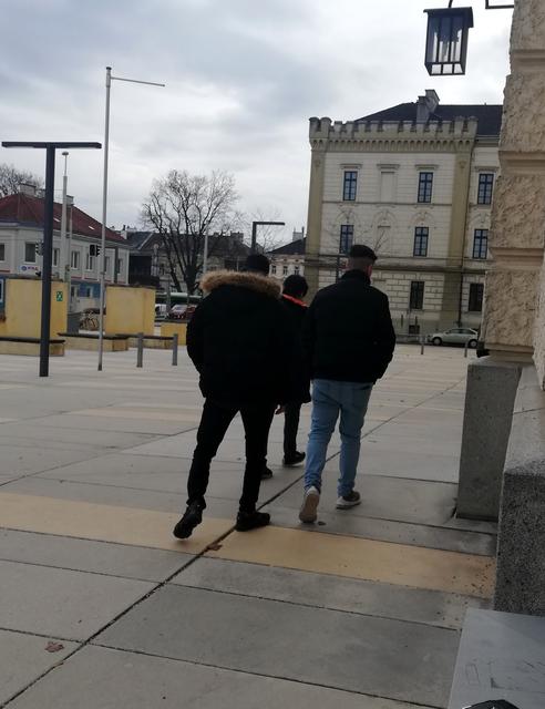 Die Angeklagten.