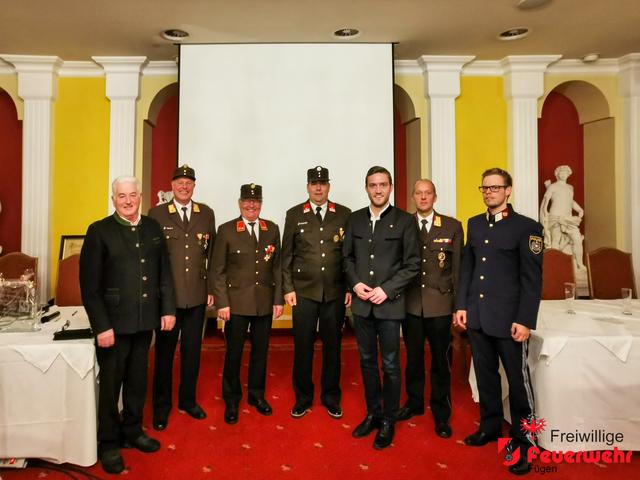 Das neue Kommando der Freiwilligen Feuerwehr Fügen