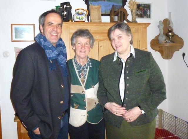 Leopold Schilcher, Anna Heuschober und Christine Putz.