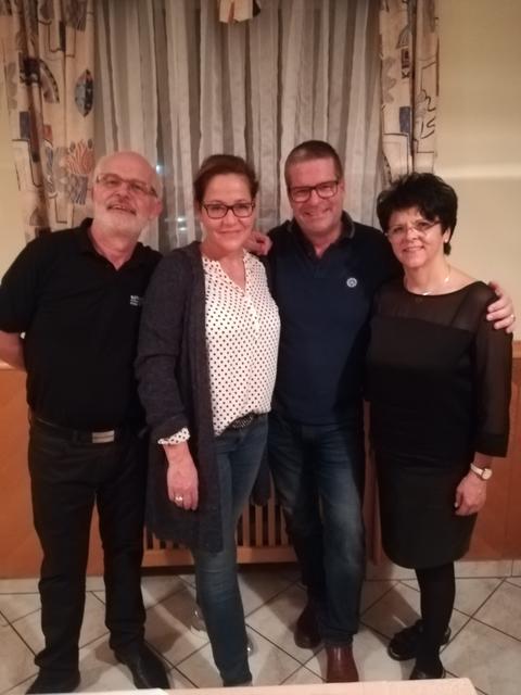 Die "Schwammers" mit M. Weinzettl und G. Rudle.