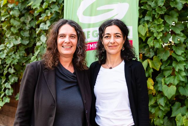 Grüne-Frauen Sandra Krautwaschl und Johanna Tentschert