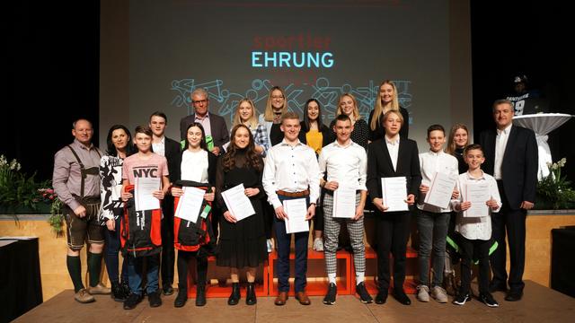Athlten der MLG-Sparkasse
