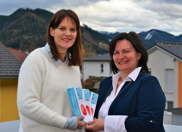 Claudia Knopper und Andrea Hohl von der Steirischen Alzheimerhilfe. | Foto: Wagner