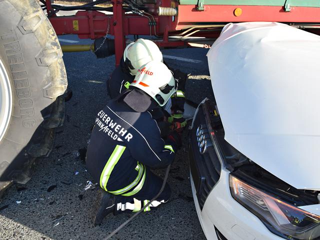 Die Stadtfeuerwehr Pinkafeld war im Einsatz.