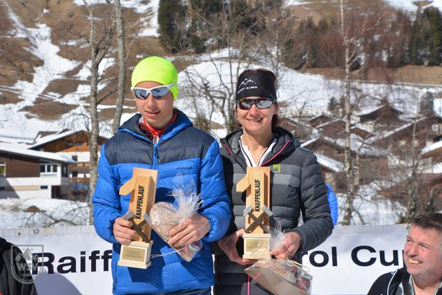 Die Tagessieger Florian und Renate Ganner.
