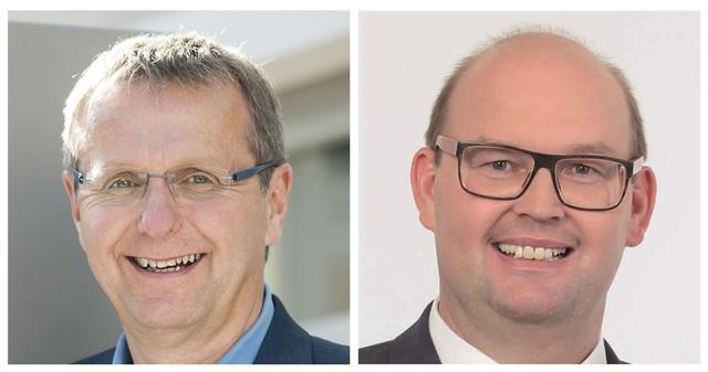 Besonnene Politiker (von links): Christian Denkmaier (SPÖ) und Josef Naderer (ÖVP).