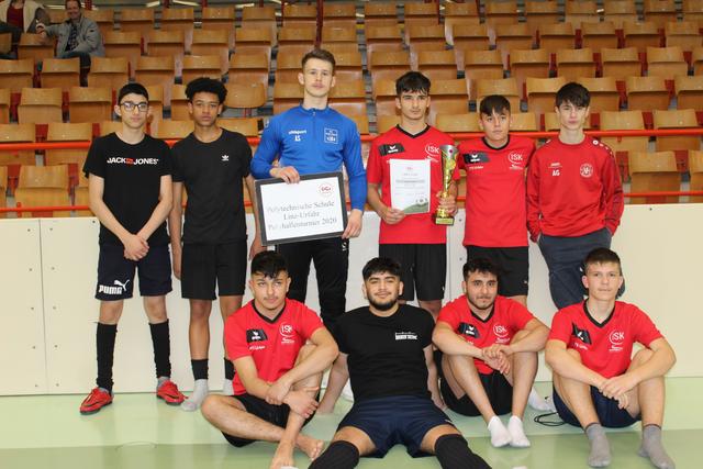 Die Polytechnische Schule Linz-Urfahr holte sich den dritten Platz beim Hallenfußballturnier des ÖGJ. | Foto: ÖGB Oberösterreich