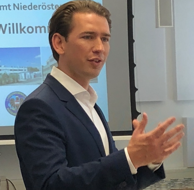 "Die Zeit fordert konsequente Entscheidungen", erklärt Bundeskanzler Sebastian Kurz.