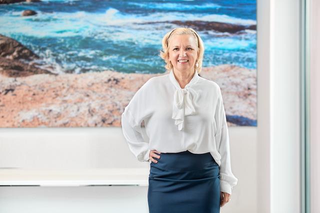 Waltraud Hansen, Geschäftsführerin vom "Willkommen an Bord Reisebüro für Kreuzfahrten"