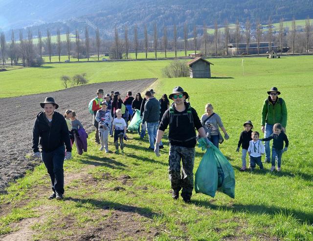 Am 18.4. findet in Telfs wieder die alljährliche Flurreinigung statt.