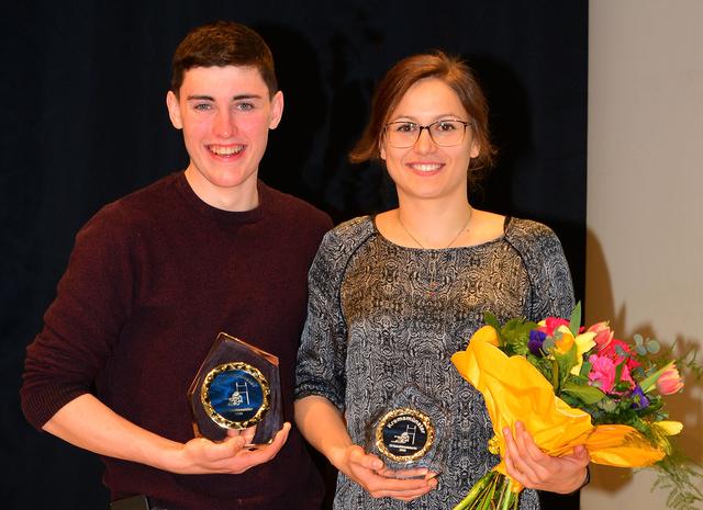 Kremsmünsters Ortsschimeister Daniel Ganglbauer und Nicole Mistlberger.