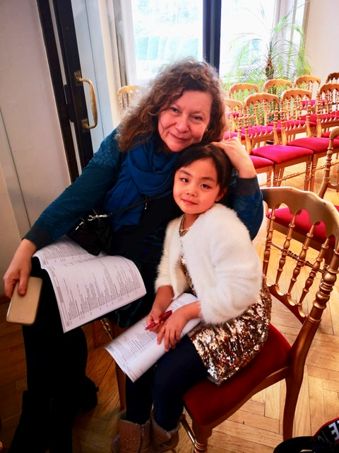 Sophie Li mit Lehrerin Ismedina Kusturica erreichten den ersten Preis.