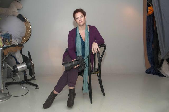 Barbara Grabenbauer in ihrem Atelier in Währing.