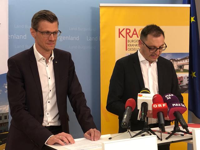 Bitten um Verständnis: Robert Maurer und Harald Keckeis