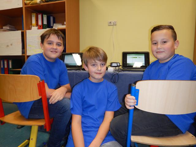 Adriano Weisgrab, Tobias Ledwinka und Jakob Ableidinger