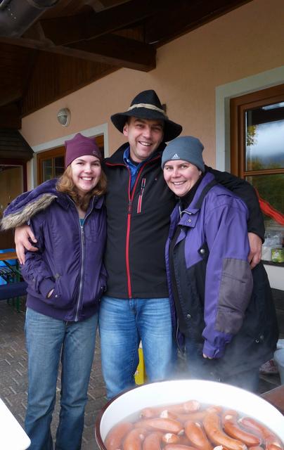 Andreas Tramberger mit Gattin Andrea und Tochter Sarah 