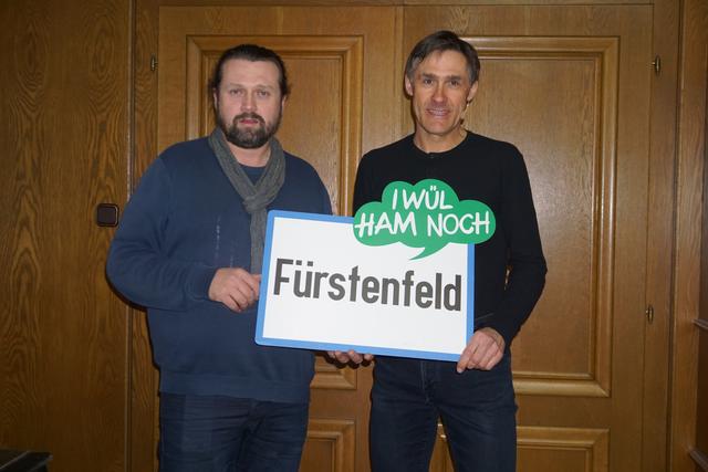 Veranstalter Markus Jahn mit Referenten Wolfgang Fasching.