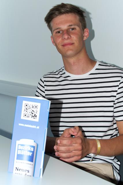 Daniel Peysteiner, Schulsprecher AHS Neunkirchen.