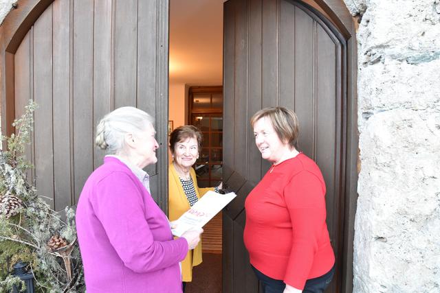 Auch die St. Veitner Haussammlerinnen Filomena Jenerwein, Erentrudis Mairinger und Helene Aigner legen vorerst eine Pause ein.
