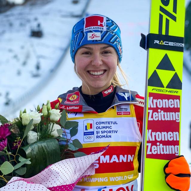 Chiara Hölzl erbrachte mit dem zweiten Platz im Gesamtweltcup eine persönliche Bestleistung.