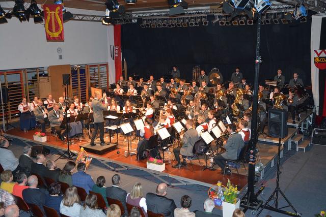 Die BMK Bruckhäusl überzeugte am 6. und 7. März mit ihrem diesjährigen Konzertprogramm im Turnsaal der Volksschule Kirchbichl. | Foto: Veronika Spielbichler